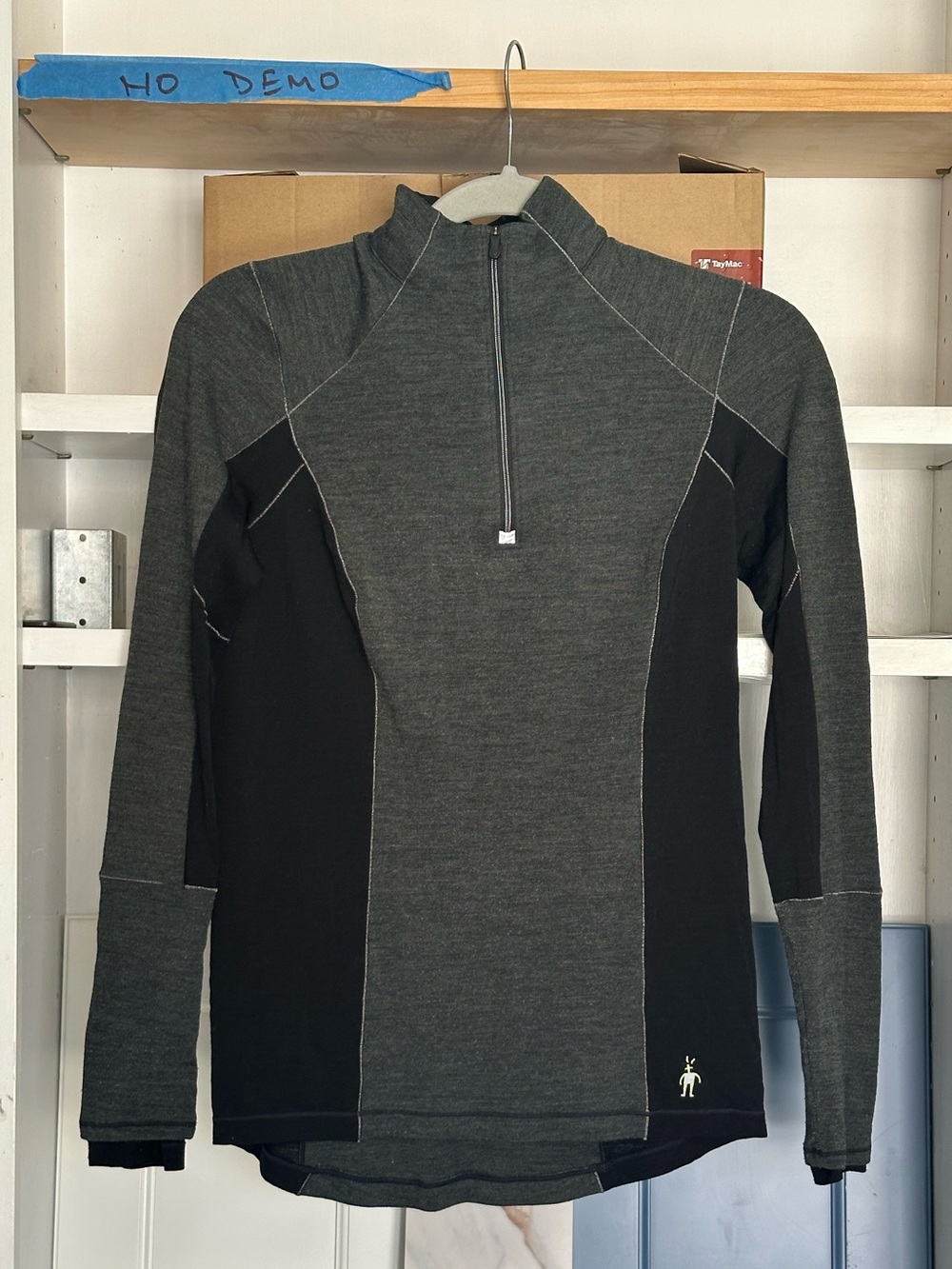 SMARTWOOL PhD Merino 1/4 Zip Pullover size M